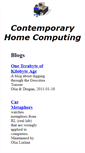 Mobile Screenshot of contemporary-home-computing.org