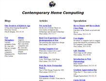 Tablet Screenshot of contemporary-home-computing.org